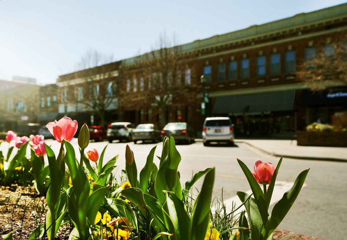 Downtown Siler City main street